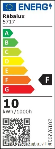 RÁBALUX 5717 Beata fürdőszobai 2-es spot LED 2x5W kr