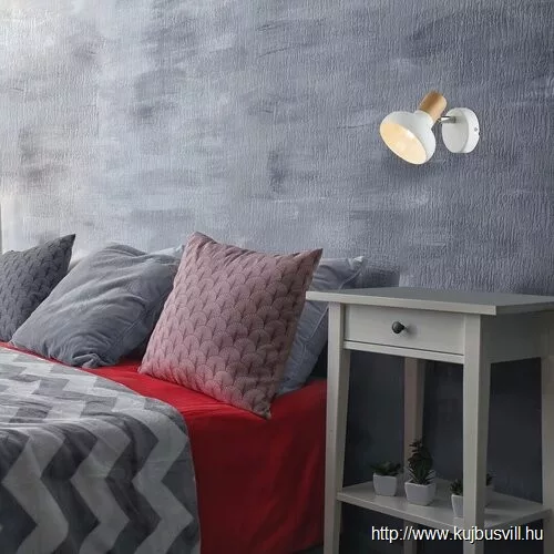 RÁBALUX 5943 Holly spot E14 1X 40W,fehér/ bükk