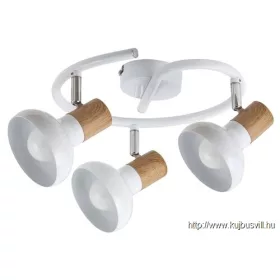 RÁBALUX 5946 Holly spot E14 3X 40W,fehér/ bükk