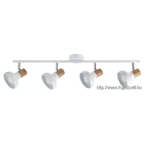 RÁBALUX 5947 Holly spot E14 4X 40W,fehér/ bükk