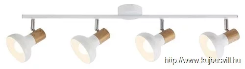 RÁBALUX 5947 Holly spot E14 4X 40W,fehér/ bükk