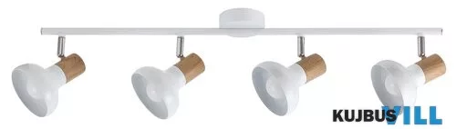 RÁBALUX 5947 Holly spot E14 4X 40W,fehér/ bükk