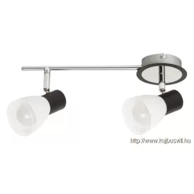 RÁBALUX 5977 Ati 2-es szpot E14 2x max40W fekete/króm