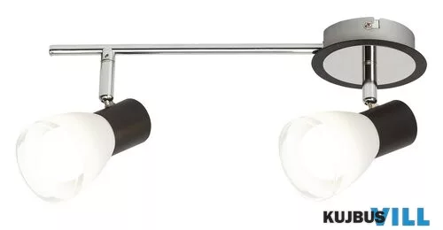 RÁBALUX 5977 Ati 2-es szpot E14 2x max40W fekete/króm