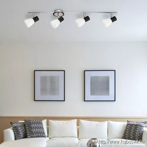 RÁBALUX 5979 Ati 4-es szpot E14 4x max40W fekete/króm