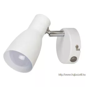 RÁBALUX 6025 Ebony 1-es szpot E27 max20W fehér
