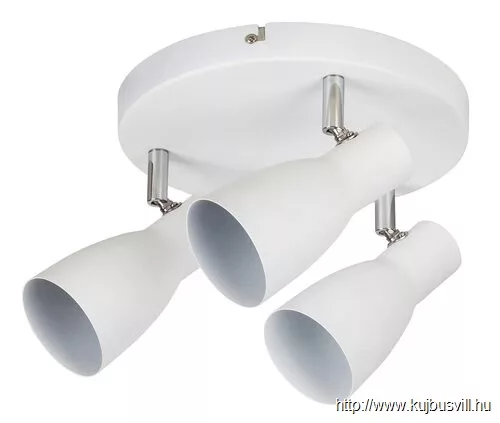 RÁBALUX 6028 Ebony 3-as szpot E27 3x max20W fehér