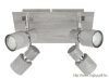 KIFUTÓ RÁBALUX 6128 Merkur 4-es szpot GU10 4xMax 50W szürke