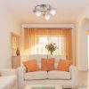 RÁBALUX 6488 Gavin 3-es spot E14 3x40W sz.króm bükkfa