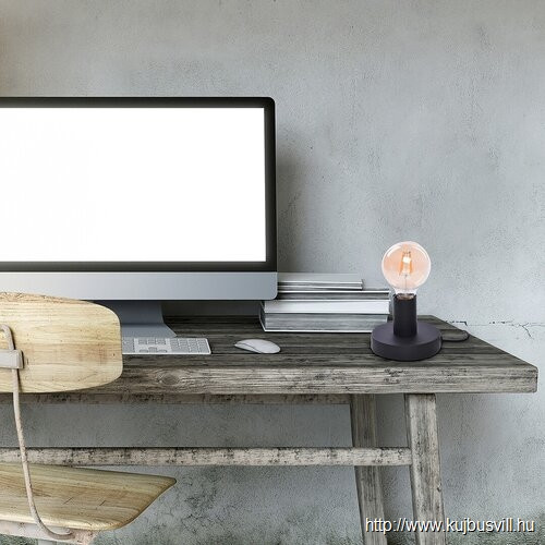 RÁBALUX 6569 Bowie,asztali,E27 1X MAX 60W,fekete