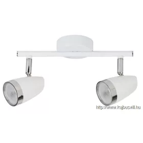 RÁBALUX 6667 Karen 2-es spot LED 2x4W fehér/króm