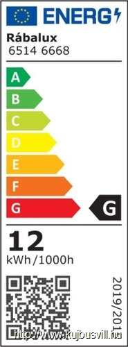 RÁBALUX 6668 Karen 3-as spot LED 3x4W fehér/króm