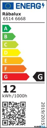 RÁBALUX 6668 Karen 3-as spot LED 3x4W fehér/króm