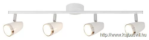 RÁBALUX 6669 Karen 4-es spot LED 4x4W fehér/króm