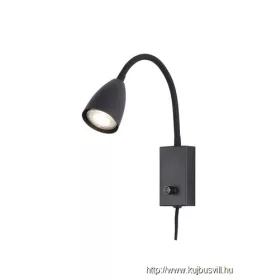 RÁBALUX 6719 Mika spot, GU10 MAX 25W fekete