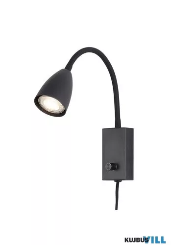 RÁBALUX 6719 Mika spot, GU10 MAX 25W fekete