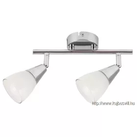 RÁBALUX 6768 Nicolette 2-es szpot E14 2x40W króm/feh