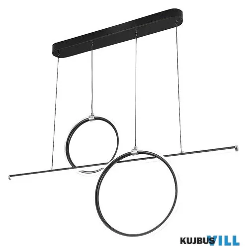 RÁBALUX 6970 Willow,bel.függ,LED 48W,2760lm,matt fek.