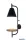 RÁBALUX 71293 Azome,belt.fali, E27 1xMAX15W, H50cm