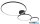 RÁBALUX 71297 Formand,belt.menny. LED38W, L115cm