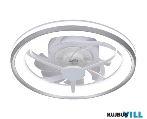 RÁBALUX 71335 Fanricius,belt.ventilátor, LED 40W,ezüst, D45cm, 2200lm