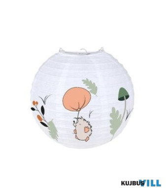 RÁBALUX 72192 Hedgy,belt.papír függ. D40cm, süni