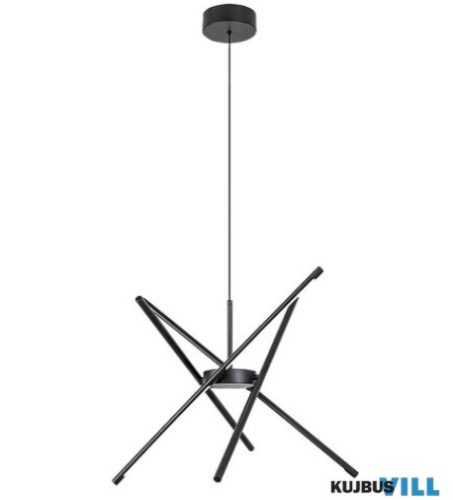 RÁBALUX 72338 Henli2,belt.függ. LED40W, 66x66cm,fekete