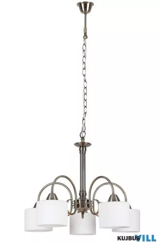 RÁBALUX 7276 Edith klasszik függ, 5x60W,a.sárgaréz