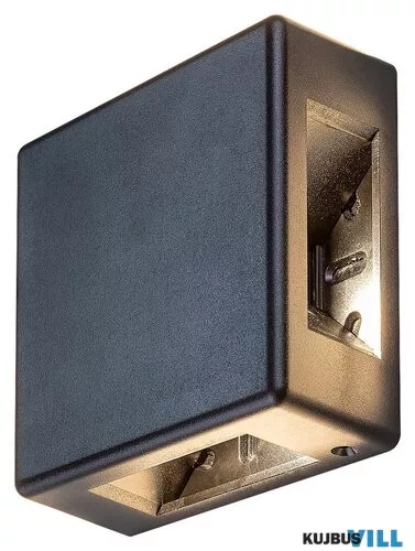 RÁBALUX 7317 Lippa,kül.fali,fekete,LED 6W,4 fénysugár