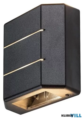 RÁBALUX 7319 Lippa,kül.fali,fekete,LED 6W,fel-le vil.