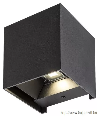 RÁBALUX 7396 Solin,kül.fali,G9 1xMAX5W,m.fekete,10cm