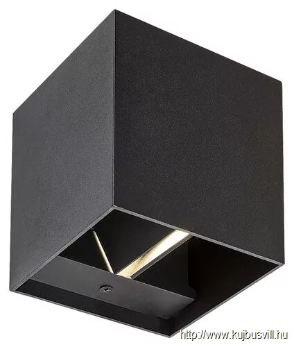 RÁBALUX 7396 Solin,kül.fali,G9 1xMAX5W,m.fekete,10cm