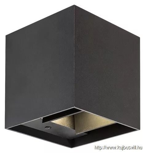 RÁBALUX 7396 Solin,kül.fali,G9 1xMAX5W,m.fekete,10cm