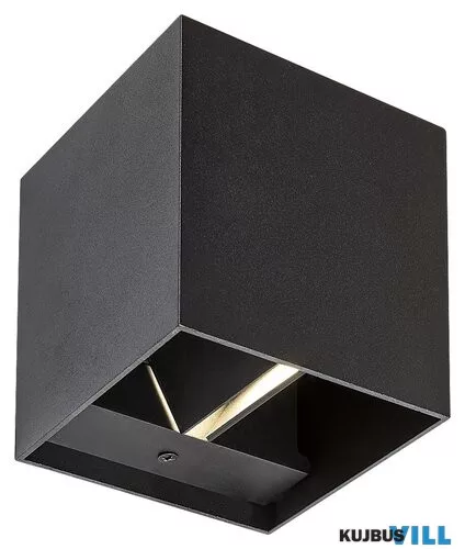 RÁBALUX 7396 Solin,kül.fali,G9 1xMAX5W,m.fekete,10cm