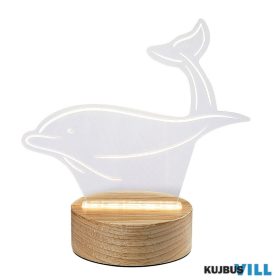 RÁBALUX 76002 Akali,belt.asztali, LED2W,H20,5cm,delfin