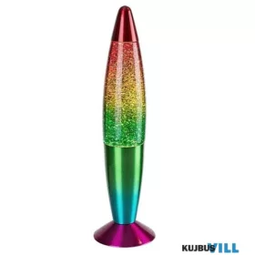 RÁBALUX 76008 Glitter Rainbow2,lávalámpa,25W, sokszínű
