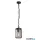 RÁBALUX 77107 Tarpa,kült.függ. E27 1xMAX40W, H74cm