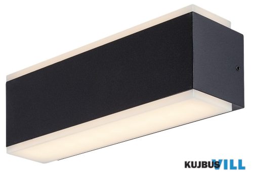 RÁBALUX 77114 Mataro,kült.fali, LED12W, L23cm, fekete