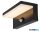 RÁBALUX 77115 Zaragoza,kült.fali, LED9W, L21cm, fekete