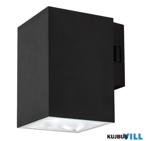 RÁBALUX 77156 Urfa,kült.fali,9W,H11,5cm,fekete,négyzet