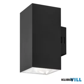 RÁBALUX 77157 Urfa,kült.fali, 18W,H16cm,fekete,négyzet