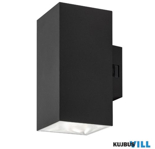 RÁBALUX 77157 Urfa,kült.fali, 18W,H16cm,fekete,négyzet