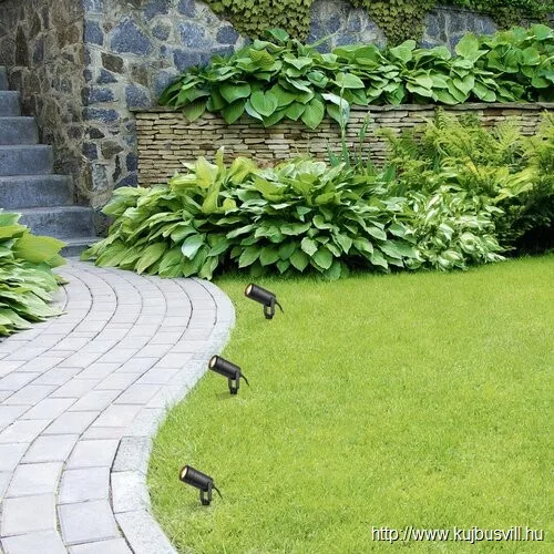 RÁBALUX 7814 Krobia,kül.spot,GU10 MAX 4W,fekete,IP65