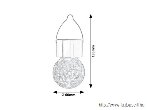 RÁBALUX 7850 Yola,szenzor,szatin króm,LED0,06W