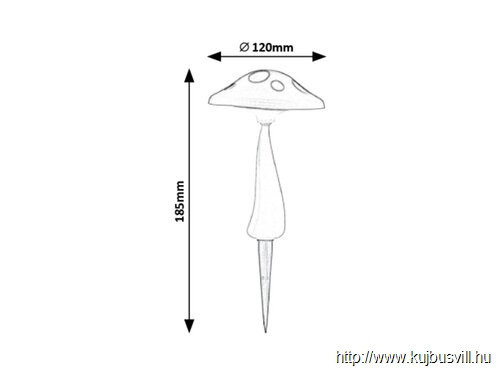RÁBALUX 7877 Funghetto,szenzor,fehér,LED0,06W