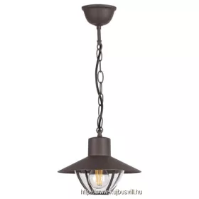 RÁBALUX 7885 Almada,kült.függeszték,E27 1X10W,barna