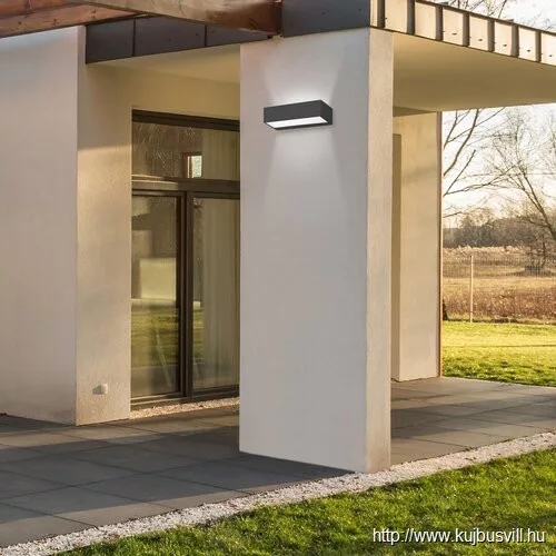 RÁBALUX 7935 Halden,kül.fali,LED 9W,fekete,4000K