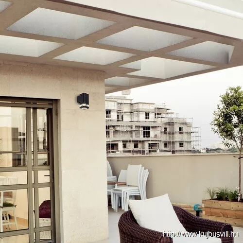 RÁBALUX 7955 Sintra,kült.fali lámpa,GU10 1X25W,fekete