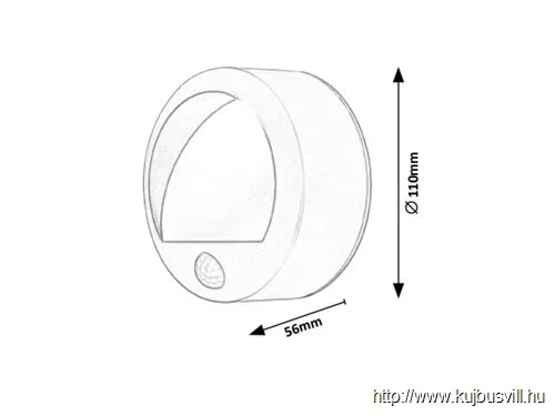 RÁBALUX 7980 Amarillo,szenzor,fehér,LED1,5W