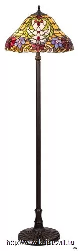 RÁBALUX 8088 Mirella álló lámpa E27 2x60W tiffany